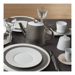 Bernardaud, Ecume Platinum, Gravy boat
