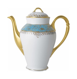 Bernardaud, Eden turquoise, Coffee pot