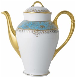 Bernardaud, Eden turquoise, Coffee pot