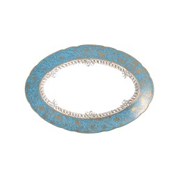 Bernardaud, Eden turquoise, Oval platter