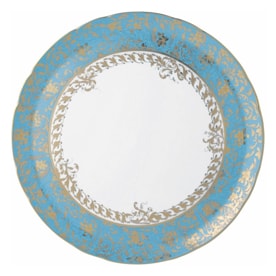 Bernardaud, Eden turquoise, Round tart platter