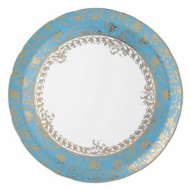 Bernardaud, Eden turquoise, Round tart platter