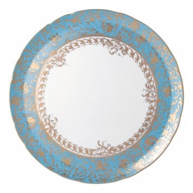 Bernardaud, Eden turquoise, Deep round dish