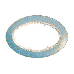 Bernardaud, Eden turquoise, Oval platter