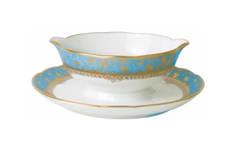 Bernardaud, Eden turquoise, Gravy boat