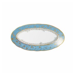 Bernardaud, Eden turquoise, Relish dish