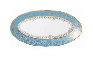 Bernardaud, Eden turquoise, Relish dish