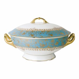 Bernardaud, Eden turquoise, Soup tureen