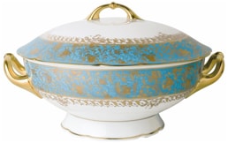 Bernardaud, Eden turquoise, Soup tureen