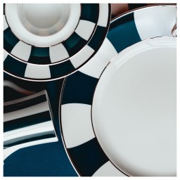 Bernardaud, Galerie Royale Night Blue, Salad plate