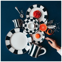 Bernardaud, Galerie Royale Night Blue, Tea set