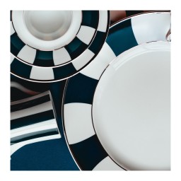 Bernardaud, Galerie Royale Night Blue, Sugar bowl