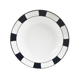 Bernardaud, Galerie Royale Night Blue, Deep round dish