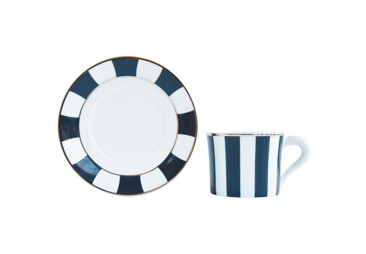 Bernardaud, Galerie Royale Night Blue, Tea cup and saucer