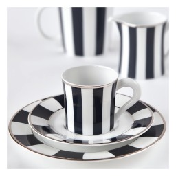 Bernardaud, Galerie Royale Night Blue, Tea cup and saucer