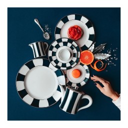 Bernardaud, Galerie Royale Night Blue, Tea cup and saucer