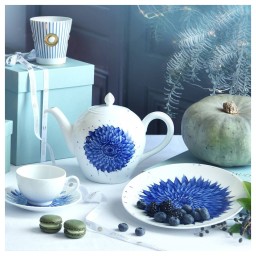 Bernardaud, In bloom, Set of 2 coffee cups and saucers
