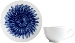 Bernardaud, In bloom, Set of 2 tea cups and saucers