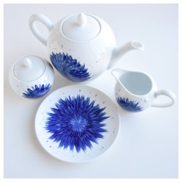 Bernardaud, In bloom, Set of 2 coffee cups and saucers