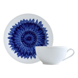 Bernardaud, In bloom, Breakfast cup and saucer