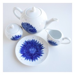 Bernardaud, In bloom, Breakfast cup and saucer