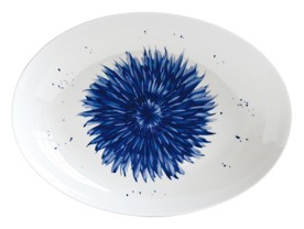 Bernardaud, In bloom, Deep oval platter