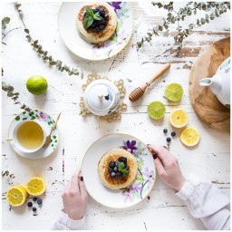 Bernardaud, Jardin Indien, Coupe bread and butter plate