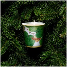Bernardaud, Jardin Indien, Tumbler with fragrance home candle