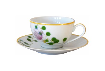 Bernardaud, Jardin Indien, Tea cup and saucer