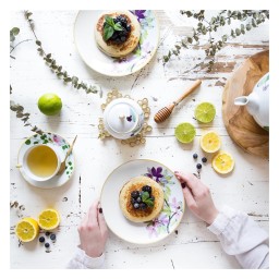 Bernardaud, Jardin Indien, Tea cup and saucer