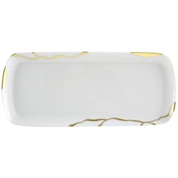 Bernardaud, Kintsugi, Rectangular cake platter