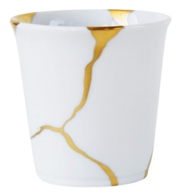 Bernardaud, Kintsugi, Tumbler with fragrance home candle