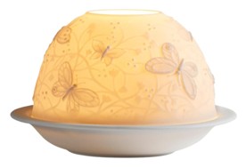 Bernardaud, Lithophanie, Butterflies in flight