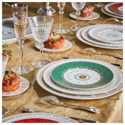 Bernardaud, Noël, Open vegetable dish