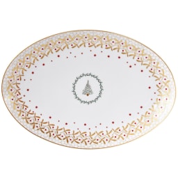 Bernardaud, Noël, Oval platter