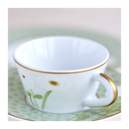 Bernardaud, Praiana, Set of 2 coffee cups and saucers