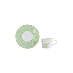 Bernardaud, Praiana, Espresso cup and saucer