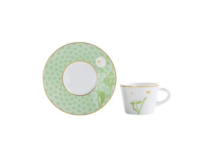 Bernardaud, Praiana, Espresso cup and saucer