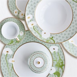 Bernardaud, Praiana, Set of 2 tea cups and saucers