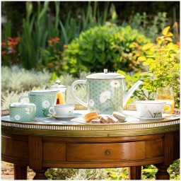 Bernardaud, Praiana, Set of 4 coffee cups and saucers
