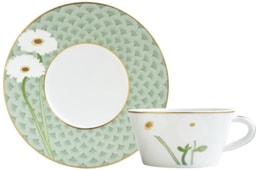 Bernardaud, Praiana, Set of 2 tea cups and saucers