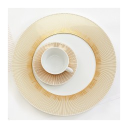 Bernardaud, Sol, Set of 2 coffee cups and saucers