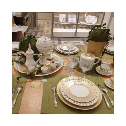 Bernardaud, Sol, Set of 2 coffee cups and saucers