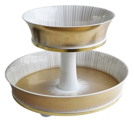 Bernardaud, Sol, 2 tiers tray