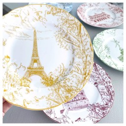 Bernardaud, Tout Paris, Bread and butter plate