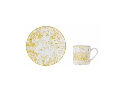 Bernardaud, Tout Paris, Espresso cup and saucer
