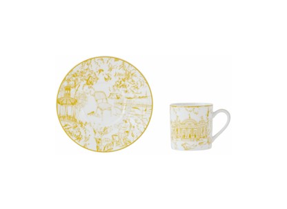 Bernardaud, Tout Paris, Espresso cup and saucer