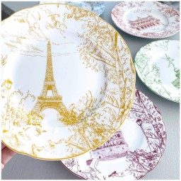 Bernardaud, Tout Paris, Set of 6 salad plates