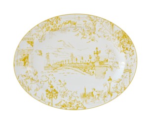 Bernardaud, Tout Paris, Oval platter