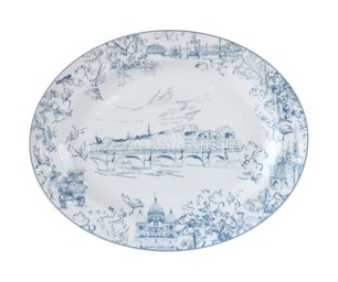 Bernardaud, Tout Paris, Oval platter